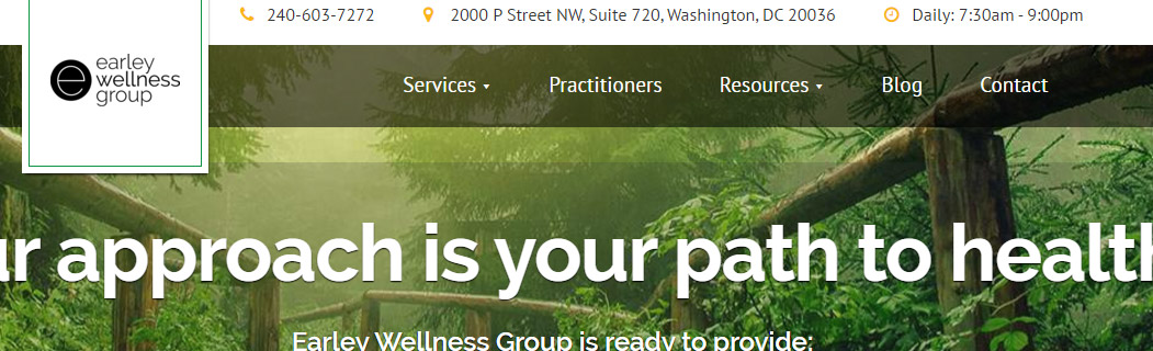 Earley Wellness Group Website